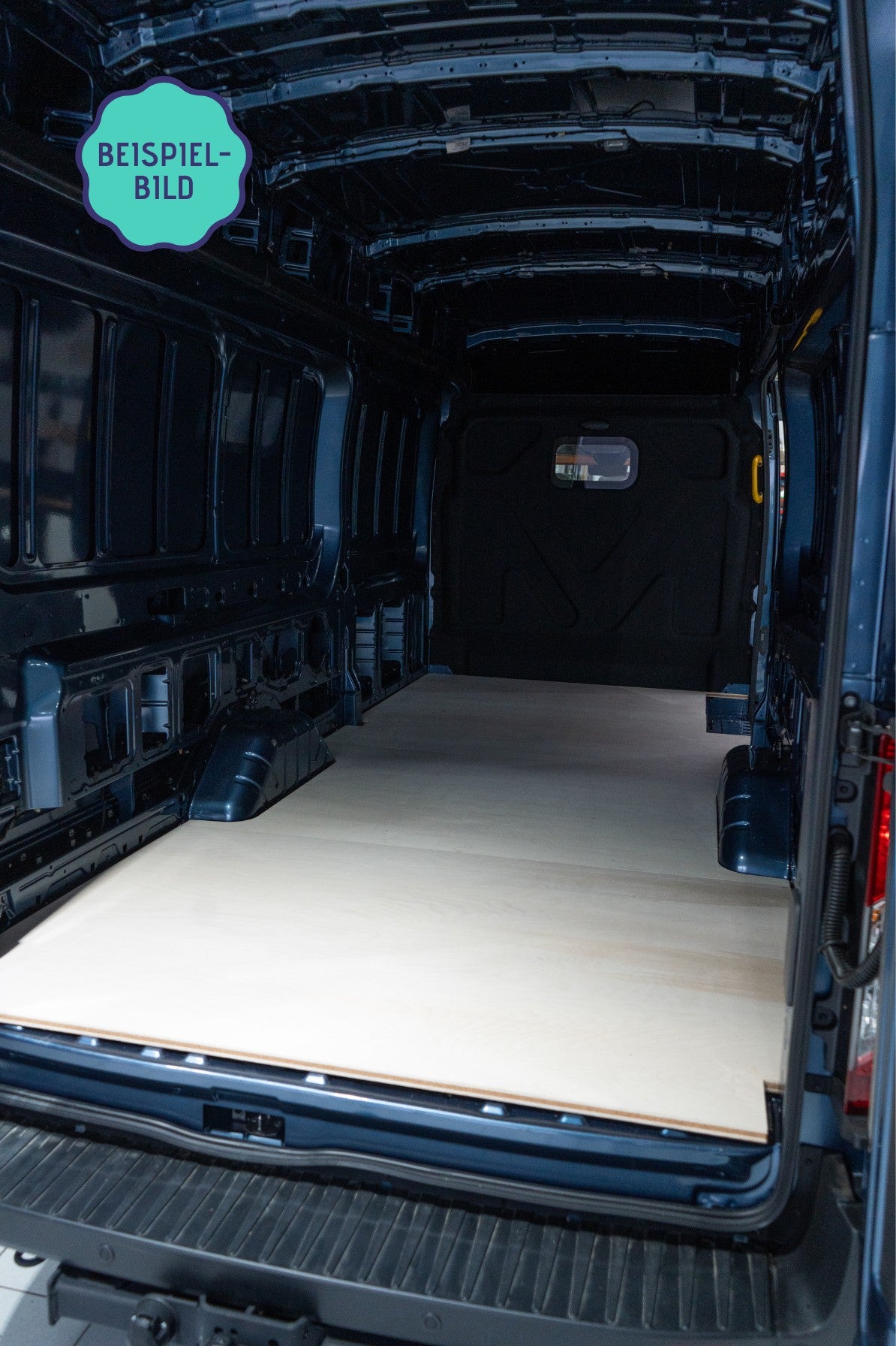 CNC-machined floor panel for Mercedes-Benz Sprinter