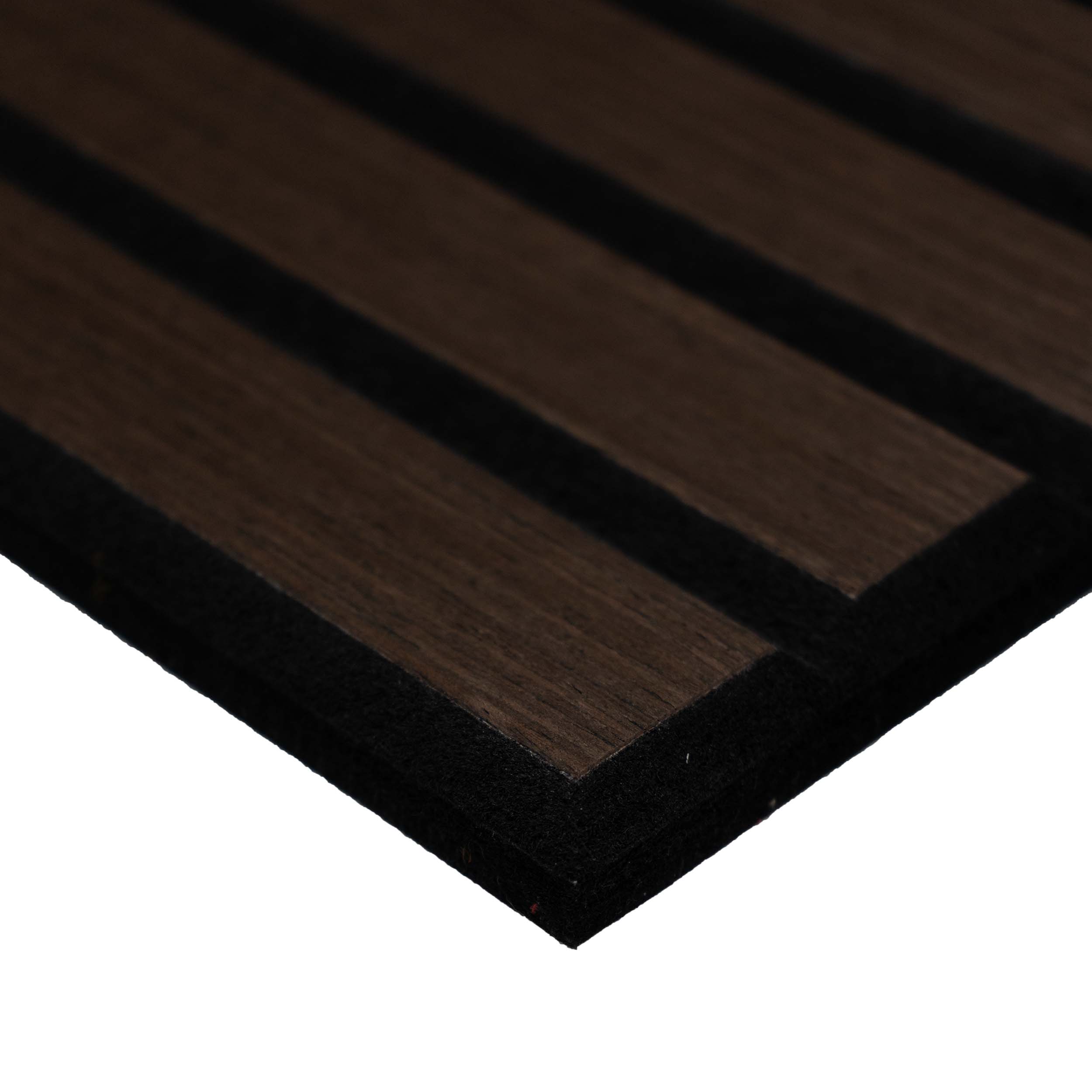 Acoustic panel groove