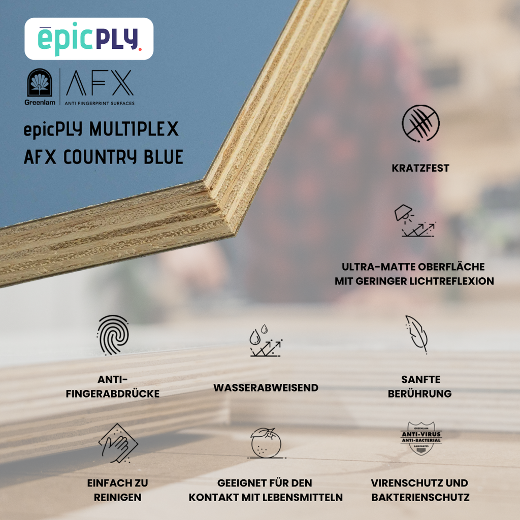 epicPLY Plywood - AFX Country Blue