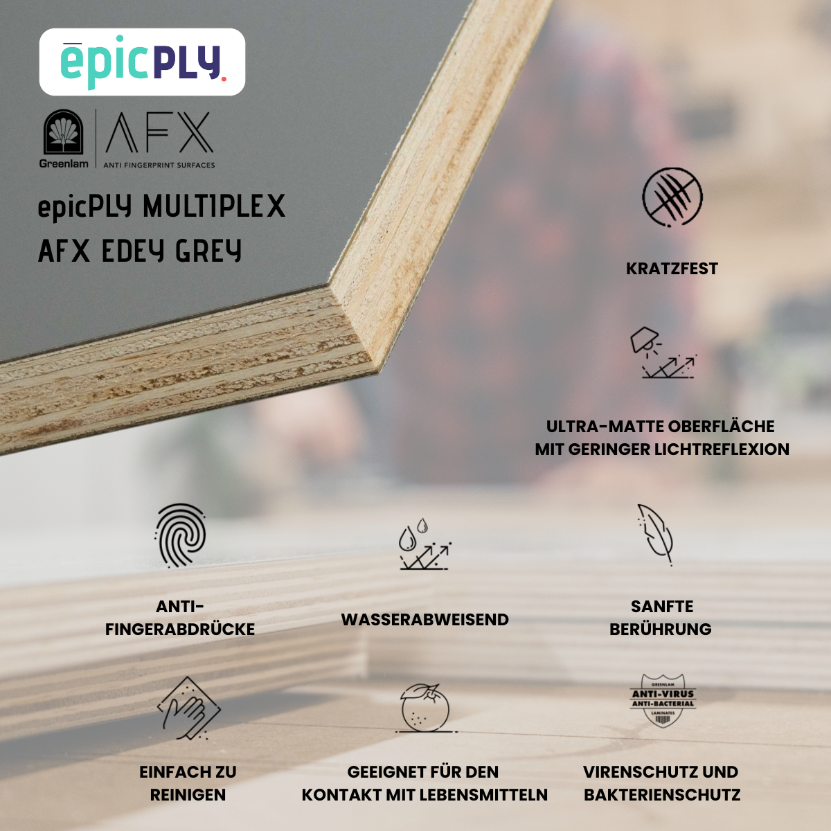 epicPLY Multiplex - AFX Eden Grey