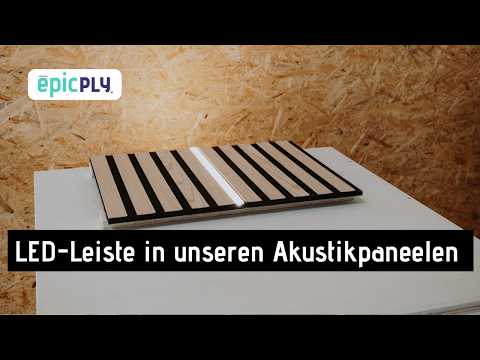 epicPLY Ultralight Akustikpaneel - Eiche Dunkel